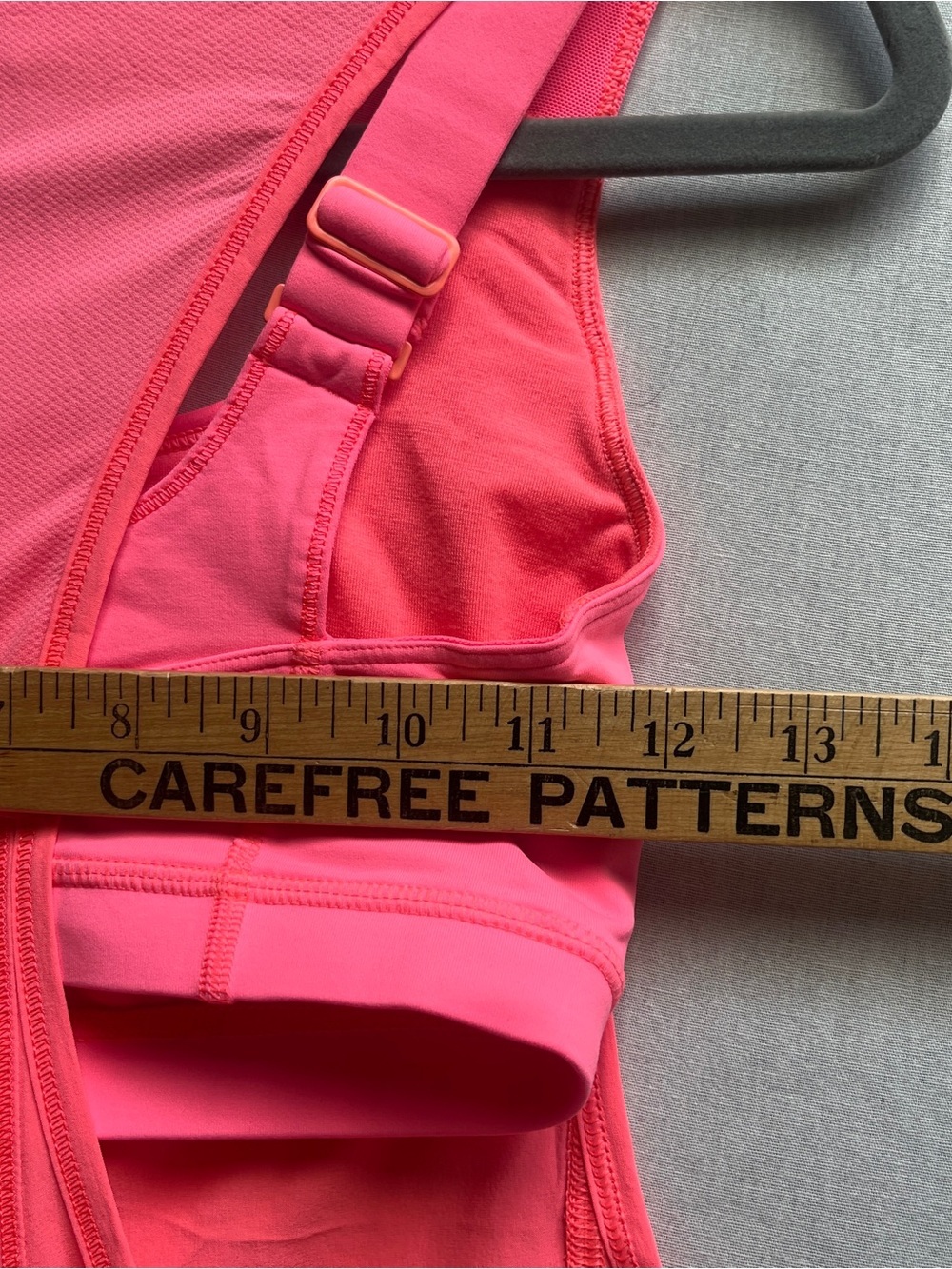 Lululemon Run For Your Money 2-in-1 Bra Tank Coral Sz 4 - Picture 8 of 8